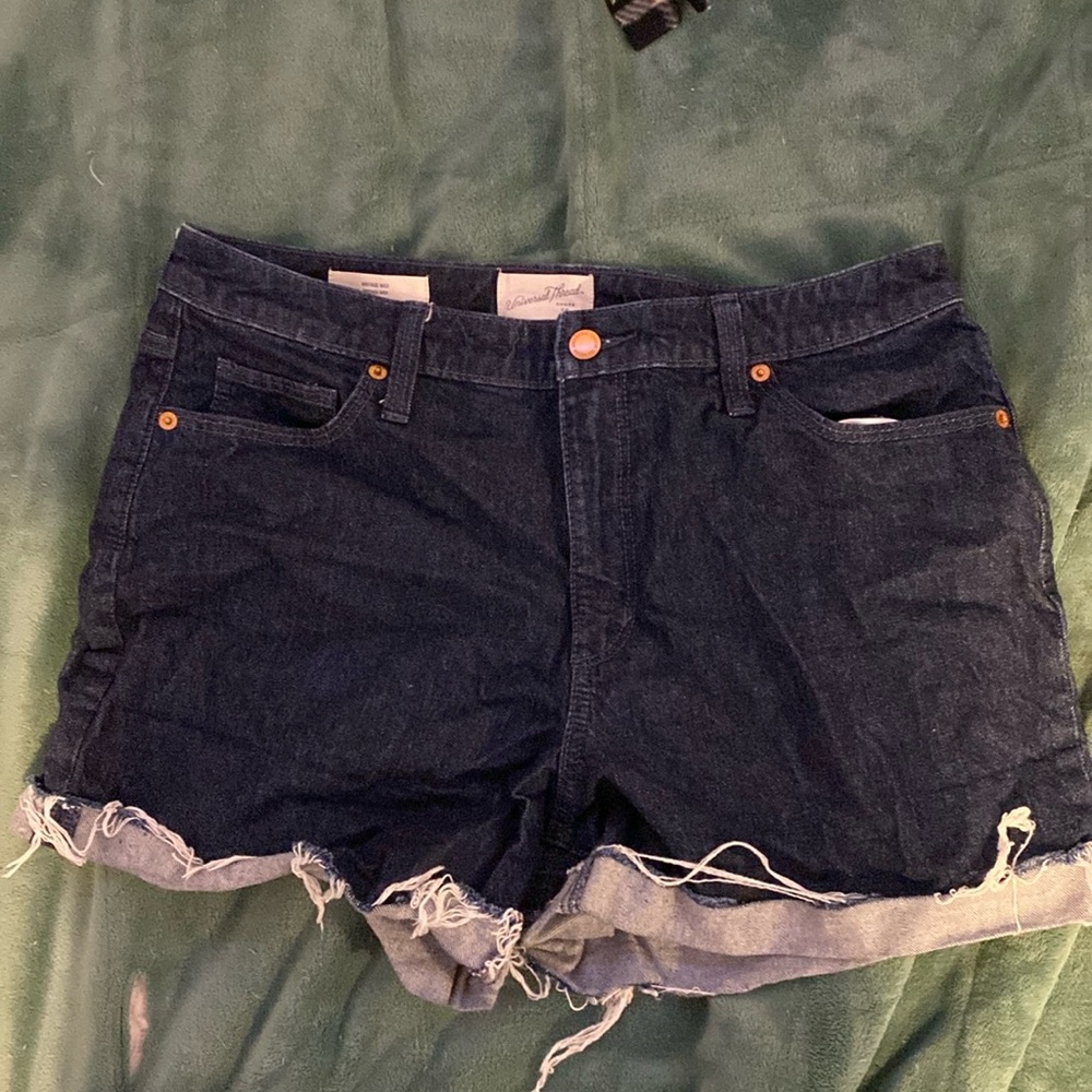 Dark blue shorts by universal threads.